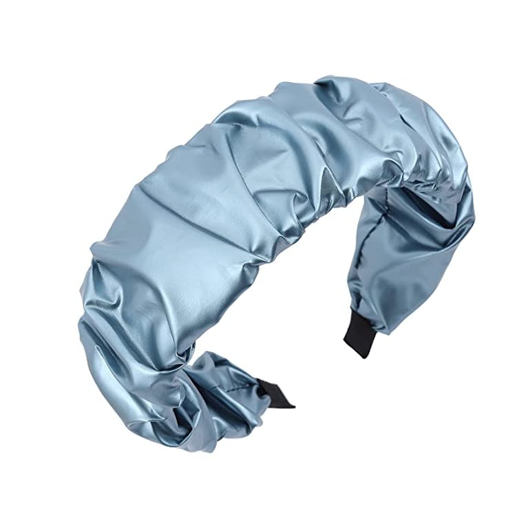 Wear padded headbands like Kate Middleton like this  Ruched Ruffled Headband from Urieo