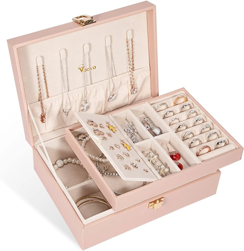 Voova jewelry box, a jewelry organizer under $30 on Amazon