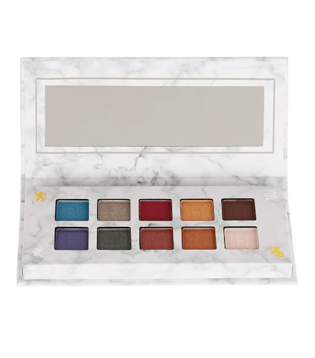 The Hogwarts House Eyeshadow Palette is similar to the Harry Potter x ColourPop collection