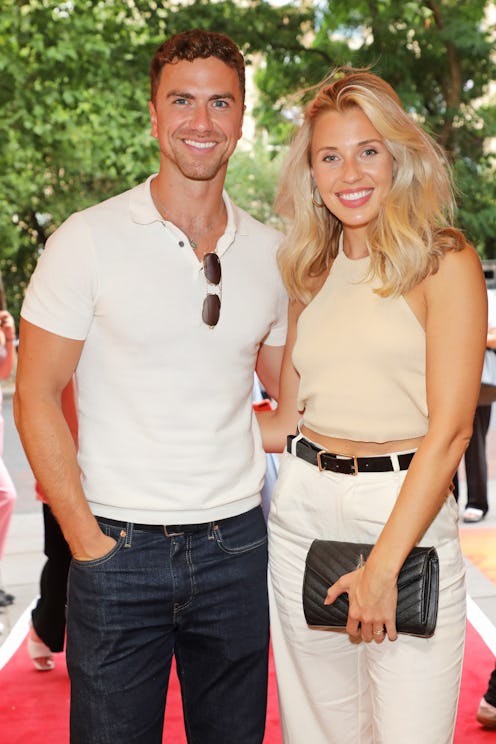 Richard Fleeshman and Celinde Schoenmaker in London in August, 2022