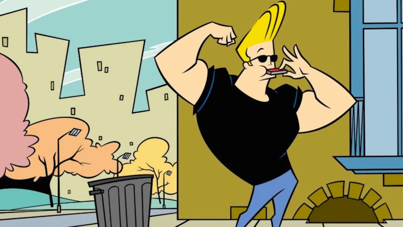 90s tv show: Johnny Bravo on Cartoon Network