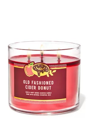 Old-fashioned cider donut candle is the perfect match for when baking with your kids goes awry. 