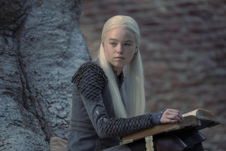 Milly Alcock as Rhaenyra Targaryen in House of the Dragon Episode 3
