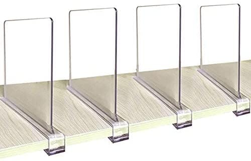 CY craft Acrylic Shelf Dividers (4-Pieces)