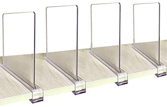 CY craft Acrylic Shelf Dividers (4-Pieces)