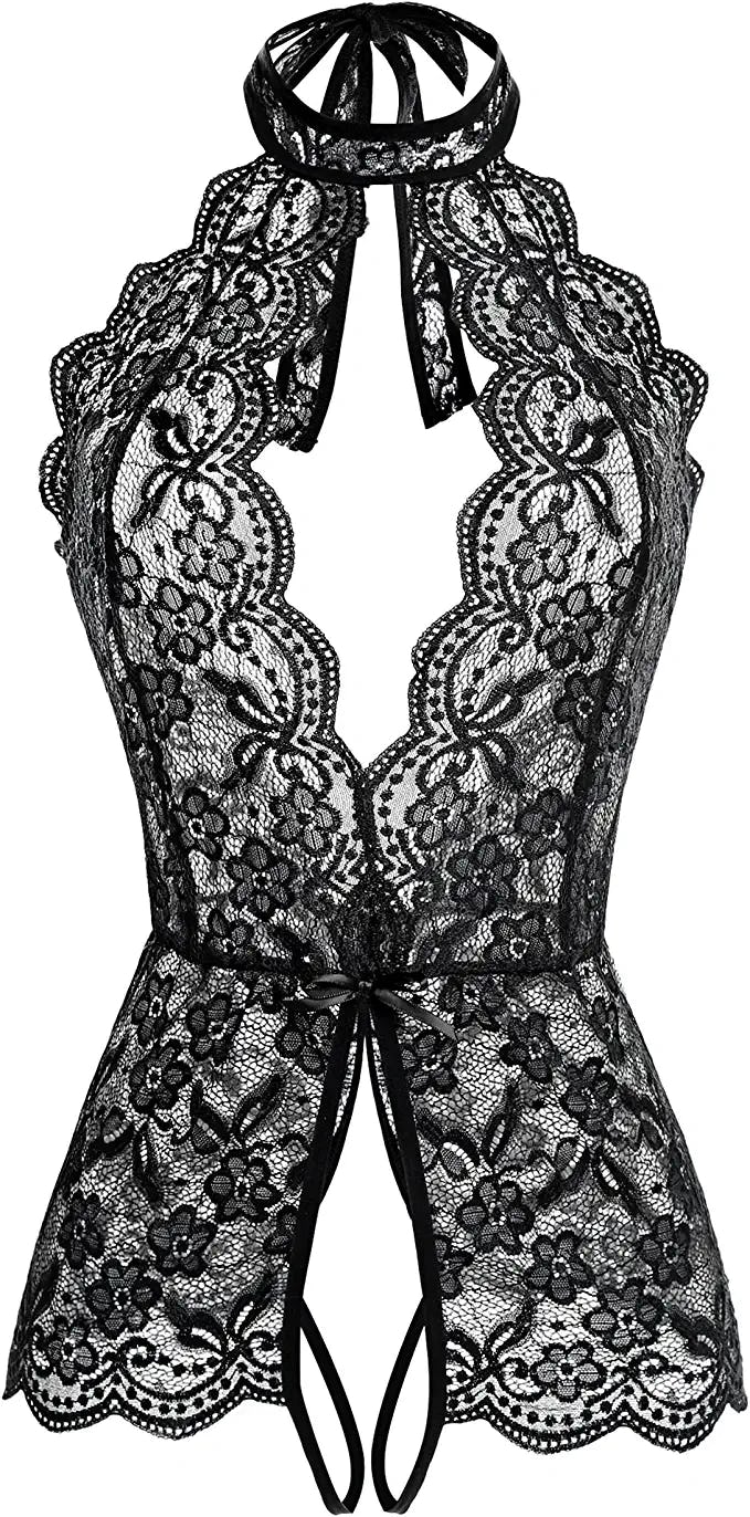 Ababoon Crotchless Lace Bodysuit