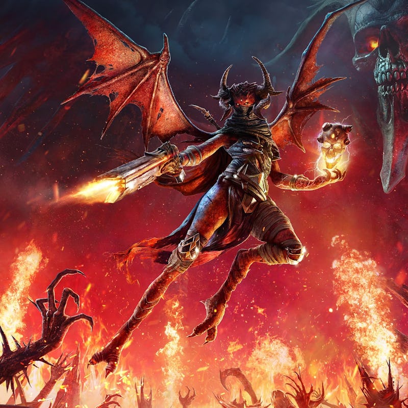 key art from Metal Hellsinger