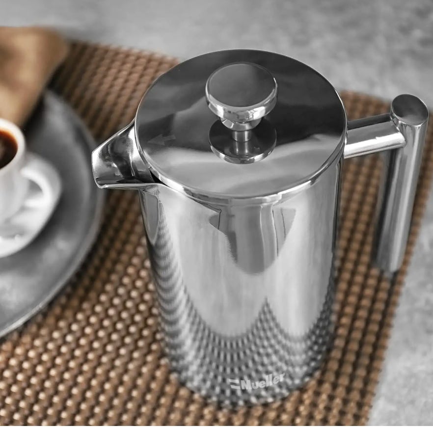 Mueller French Press Double Insulated 304 Stainless Steel Coffee Maker