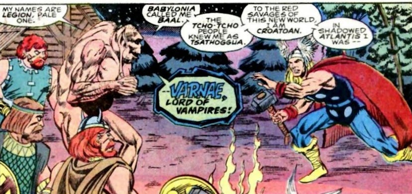 Thor vs. Varnae — Marvel Comics Presents #63 by Len Kaminski and Don Heck