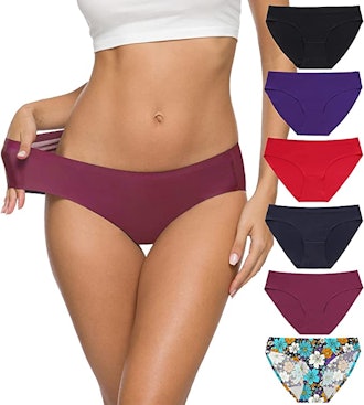 ALTHEANRAY Women’s Seamless Hipster Underwear Multipack