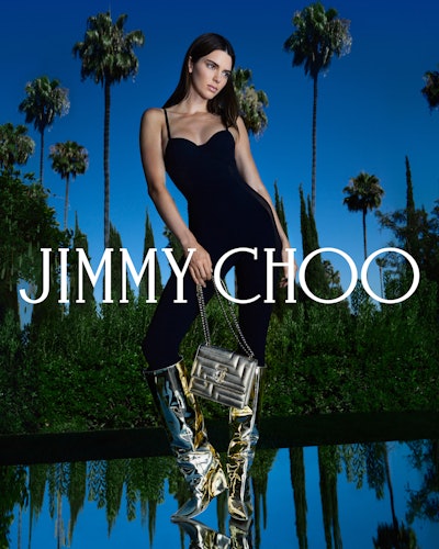 Kendall Jenner Jimmy Choo Fall/Winter 2022 fashion campaign