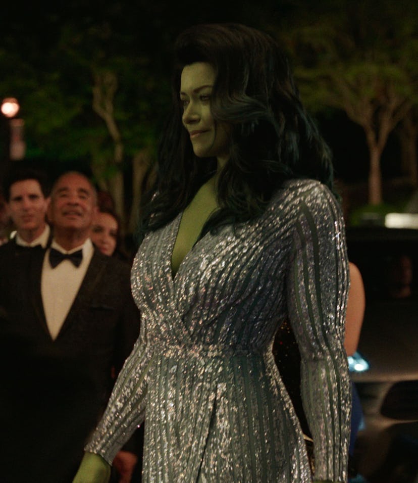 Tatiana Maslany in 'She-Hulk: Attorney At Law' on Disney+