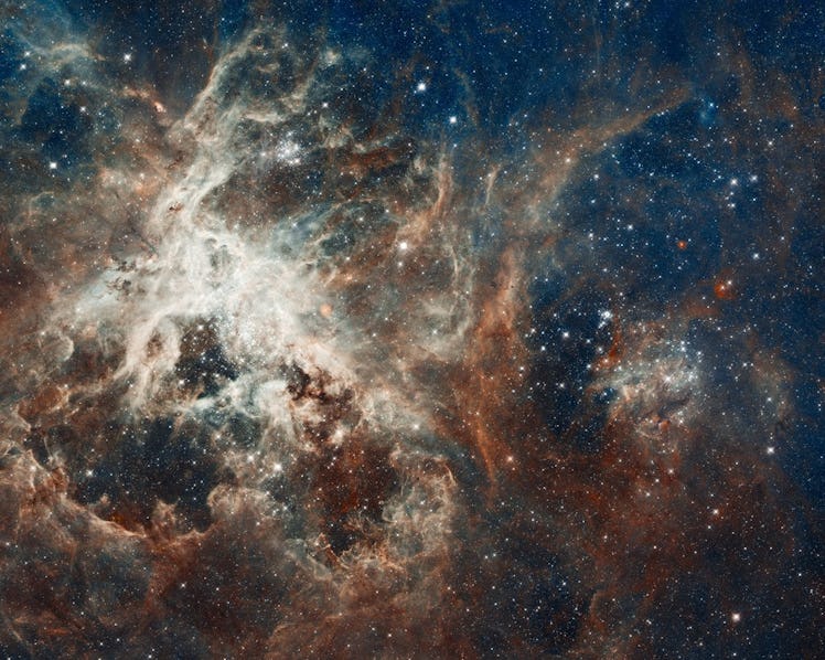 Color image of Tarantula Nebula