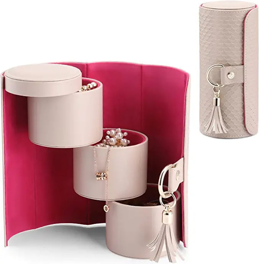 Vlando Viaggio small jewelry box in pink