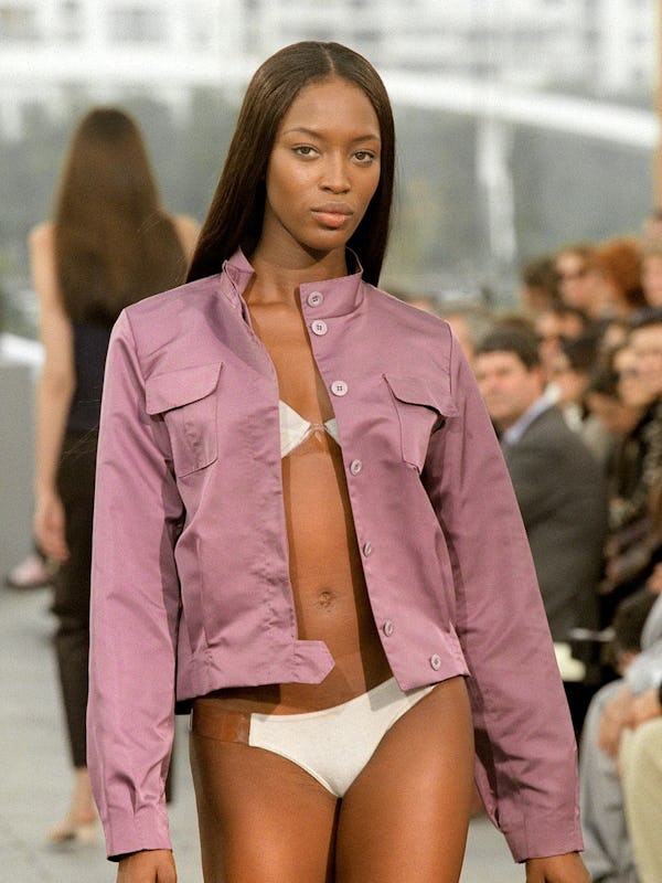 In the 90s, supermodel Naomi Campbell walked for Marc Jacobs' Louis Vuitton ready-to-wear collection...