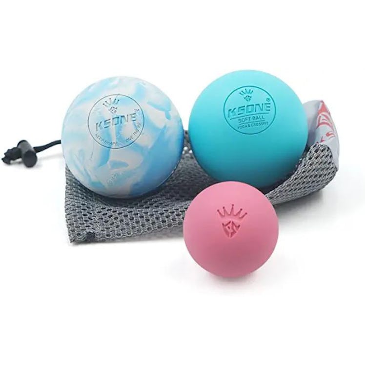 KSONE Lacrosse Massage Ball Set (3 Pieces)