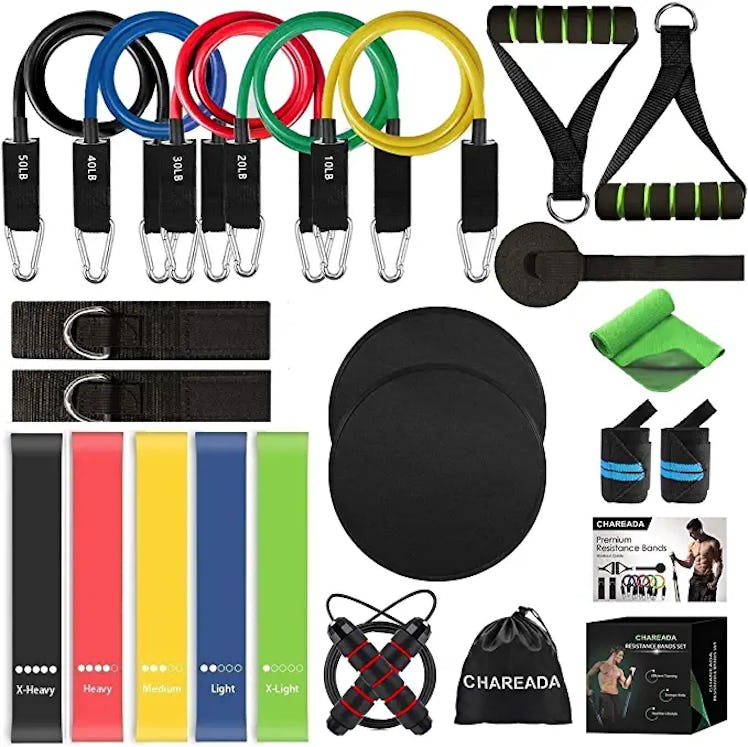 CHAREADA Resistance Bands Workout Set (23-Pack)