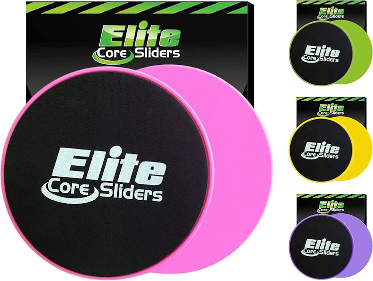Elite Sportz Core Sliders for Working Out (2-Pack)