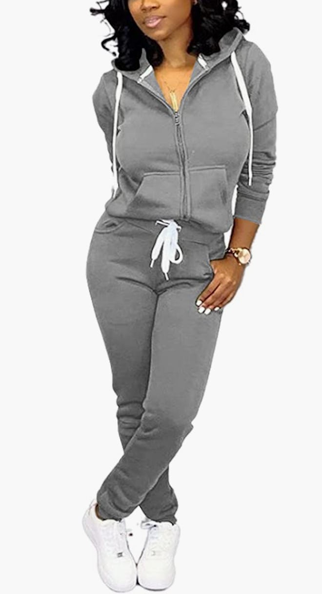Gray Hoodie and Joggers Co-ord Set
