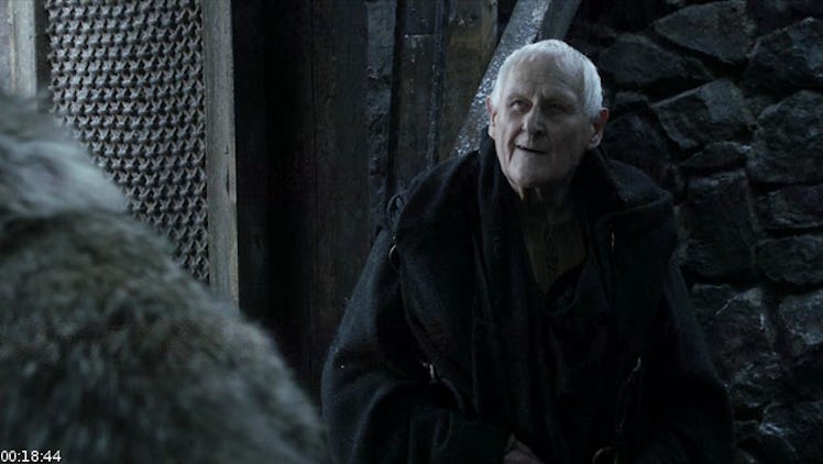 The late Peter Vaughan as Aemon Targaryen in Game of Thrones
