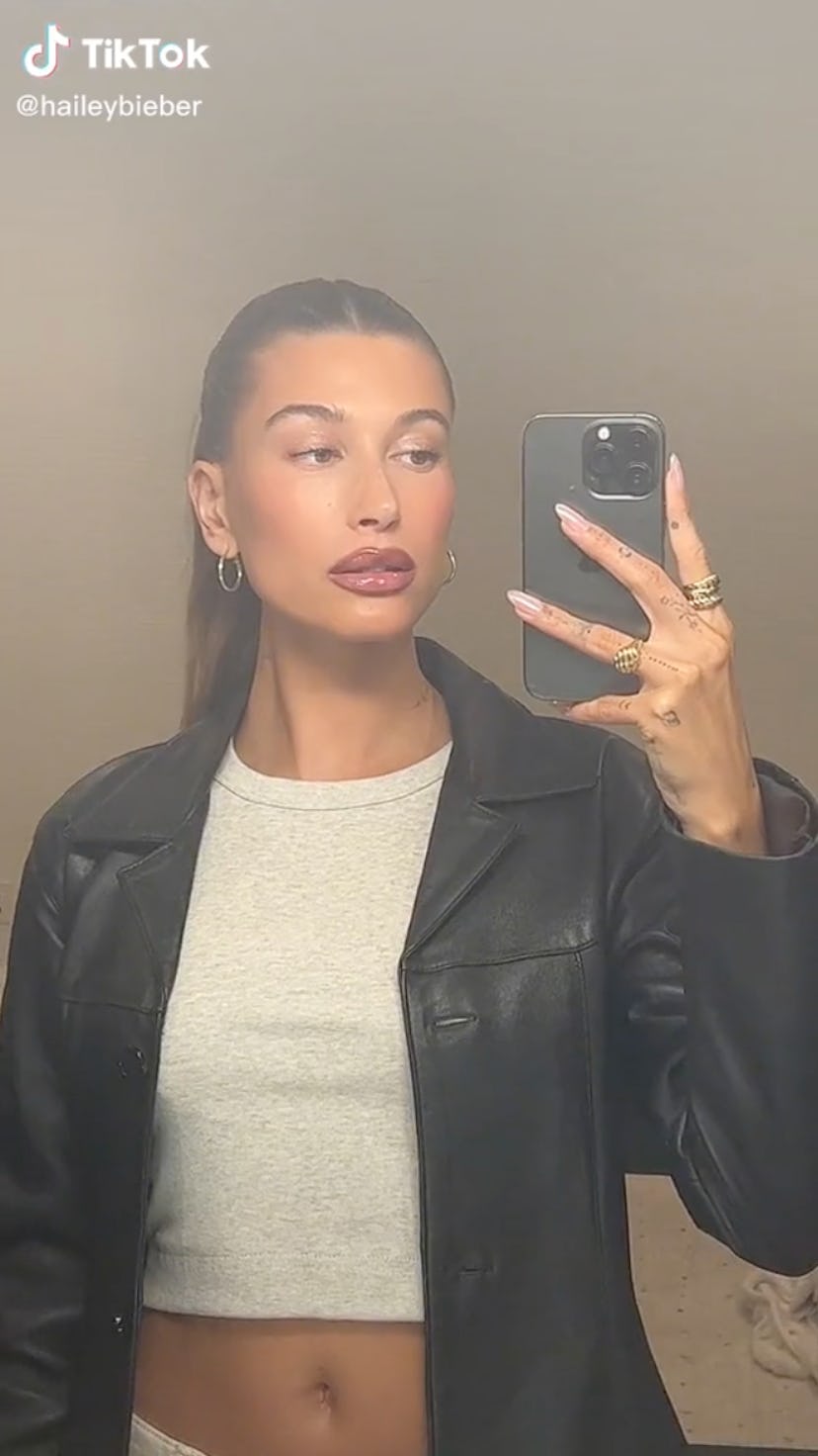 Hailey Bieber on TikTok