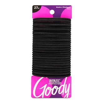 goody ouchless elastics are the best overall hair ties for high ponytails
