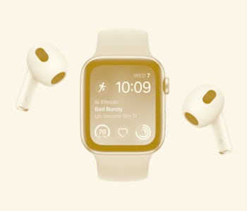 The new Apple Watch SE.