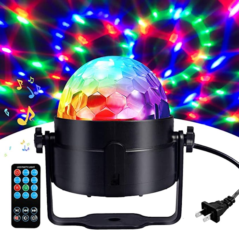 This sound-activated strobe light is perfect for Halloween or your next birthday party.