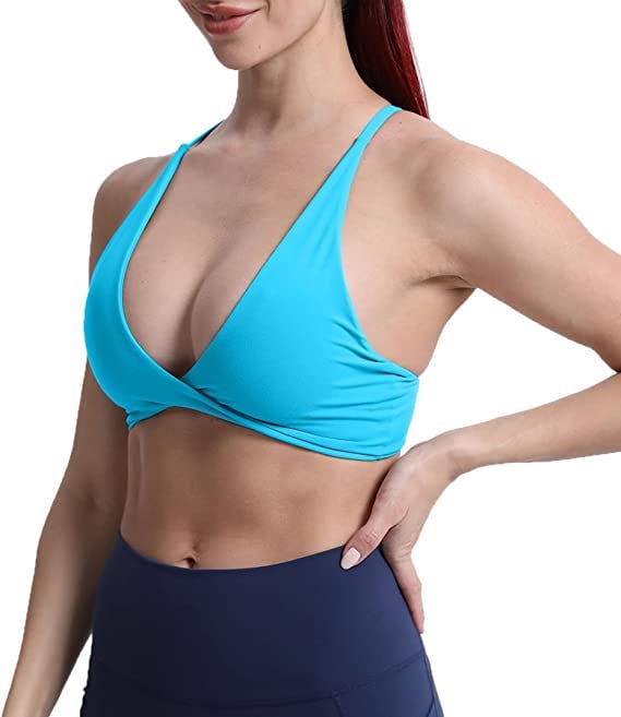 Aoxjox Backless Fitness Bra