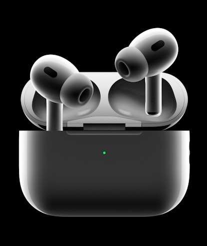 A rendering of the new AirPods Pro 