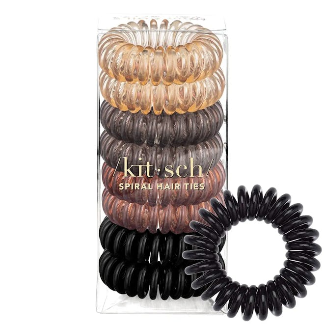 kistch are the best spiral hair ties for high ponytails