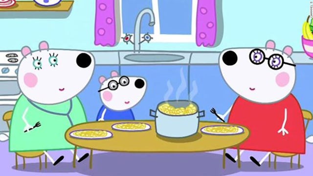 The popular kids' cartoon, 'Peppa Pig' introduced their first same-sex couple to the show. Peppa's c...