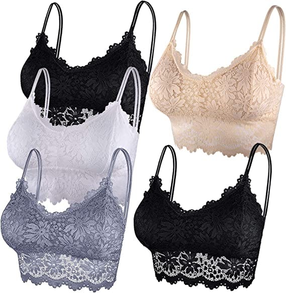 Duufin Lace Bralettes (5 Pack)