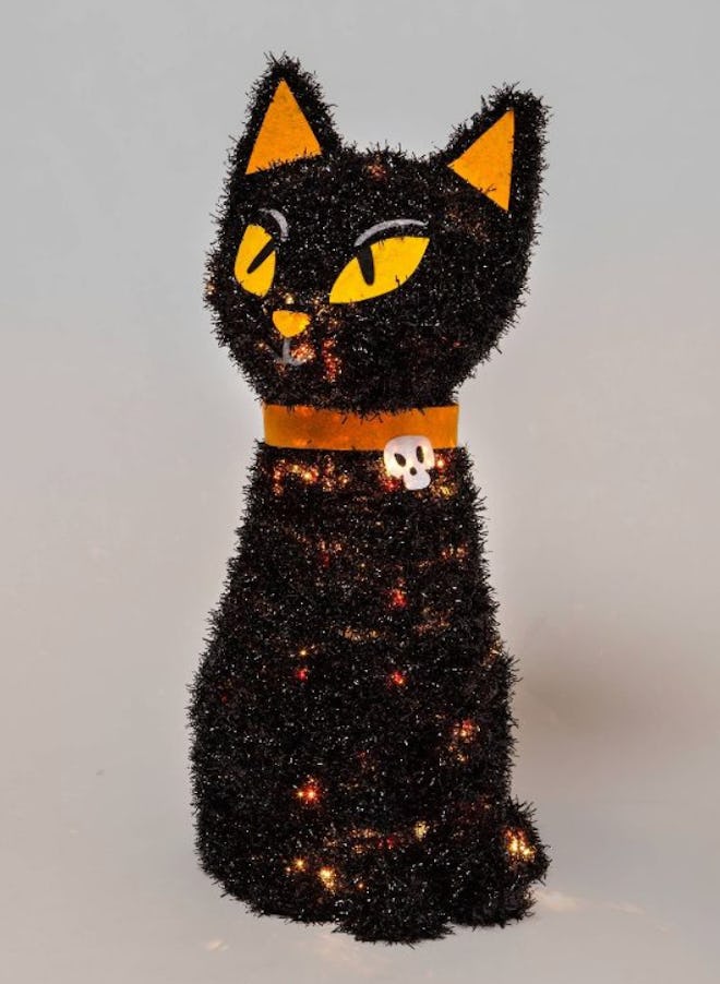 This Hyde & EEK! Boutique Moving Tinsel Cat Incandescent Halloween Novelty Sculpture Light is one of...
