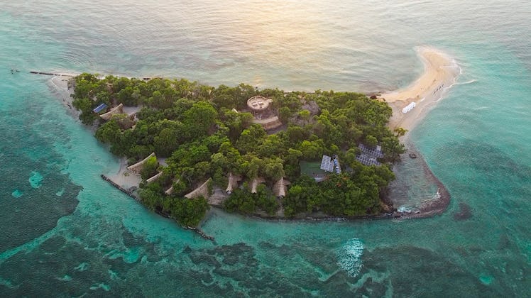 Corona Island, Corona Beer's private island, is located off the coast of Colombia.