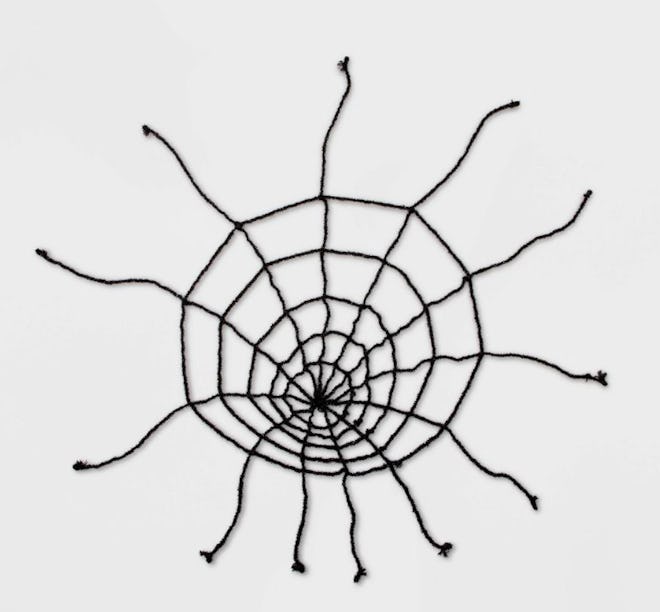 This Hyde & EEK! Boutique 10' Giant Spiderweb Black Halloween Decorative Prop is one of the best Hal...