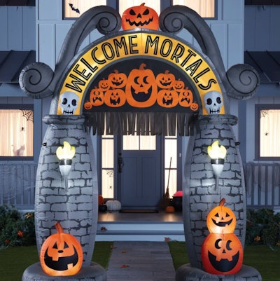 This Hyde & EEK! Boutique 11.5' LED Archway Inflatable Halloween Decoration is one of the best Hallo...
