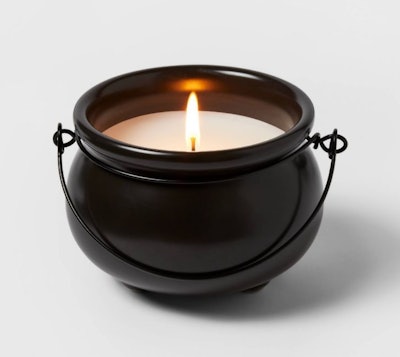 This Hyde & EEK! Boutique 8oz Black Cobwebs & Ashes Ceramic Cauldron Figural Candle is one of the be...