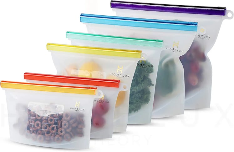 Homelux Theory Silicone Food Storage Bags (Set of 6)