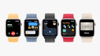 watchOS 9 features on the new Apple Watch SE.