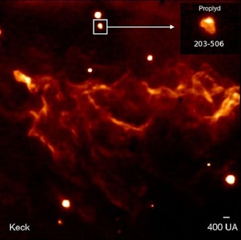 ¡una mirada!  Los astrónomos exploran la nube quemada por radiación de la Nebulosa de Orión