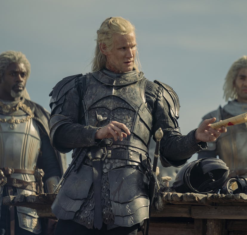 Steve Toussaint, Matt Smith, and Theo Nate in House of the Dragon