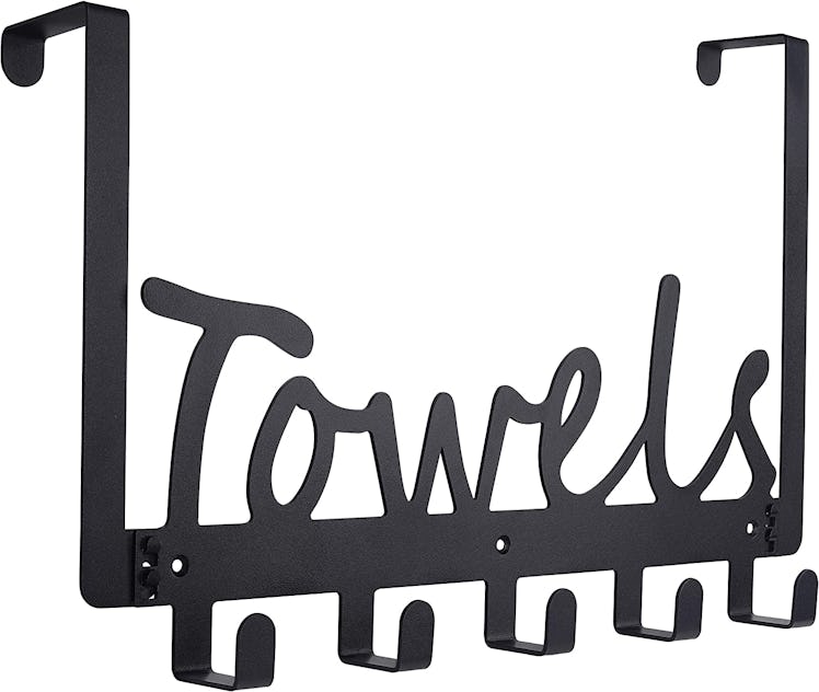 This towel rack holder is one of the products that'll make your bathroom feel like an oasis. 