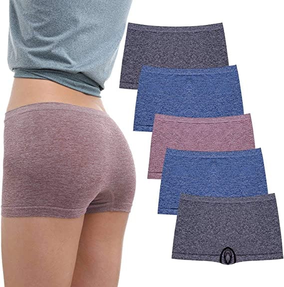 R RUXIA Seamless Boxer Briefs (5 Pack)