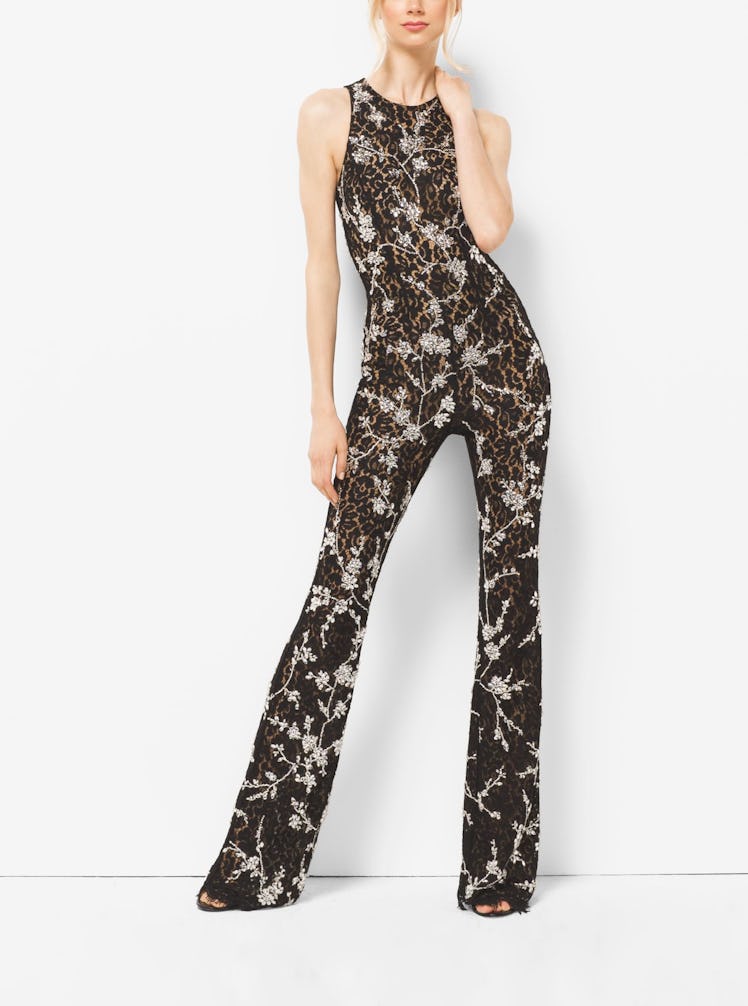 Michael Kors Collection crystal-embroidered jumpsuit