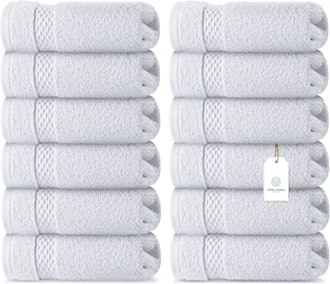White Classic face towels
