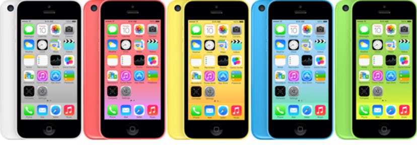 iPhone 5c, a predecessor for new colorful models like the iPhone 14 lineup.