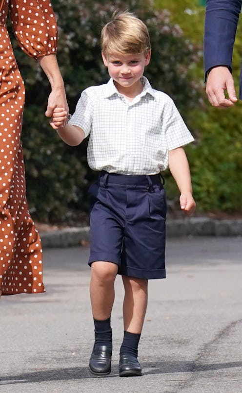 Prince Louis attending a welcome session at Lambrook school on September 7, 2022
