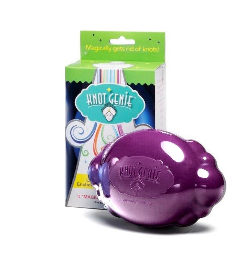 Mom-Invented Knot Genie Teeny Detangling Hair Brush for Kids