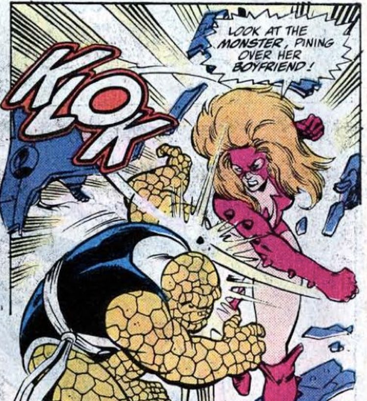 Titania vs. the Thing.